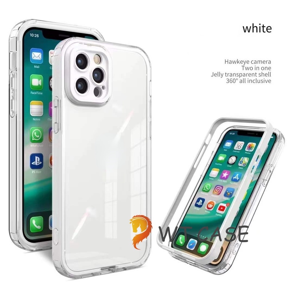 Ốp Điện Thoại Cao Su Cứng Trong Suốt Chống Sốc 3 Trong 1 Cho Xiaomi Mi POCO X5 Pro Redmi 12C 10A 9C Note9s 9 Note 12 Pro Plus