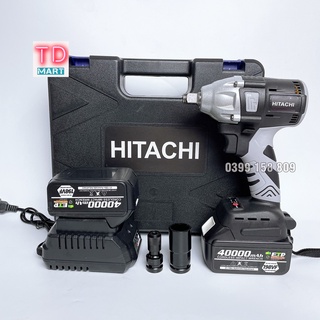 Máy Siết bulong, bắt vit Hitachi 198V Không Chổi Than Pin 10Cell
