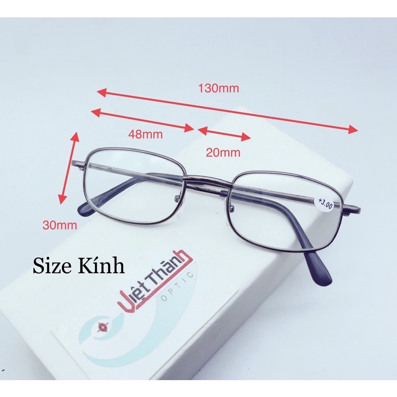 HCM mắt kính lão kính viễn thị cho người già đọc sách VIỀN KIM LOẠI ĐEN MẮT NHỎ L11