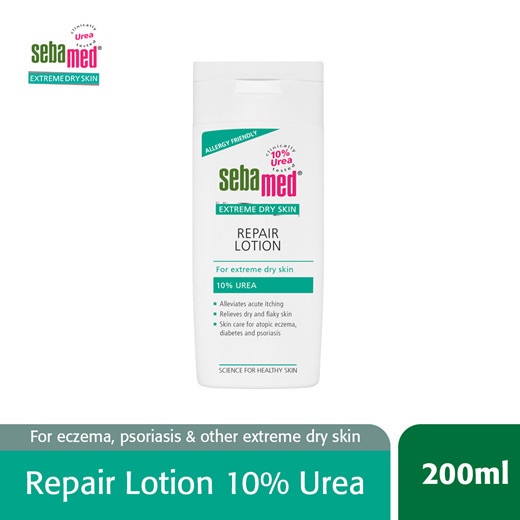 Sữa dưỡng thể dưỡng ẩm, giảm khô ngứa, bong tróc cho da khô viêm da cơ địa Sebamed Extreme Dry Skin Repair Lotion 200ml