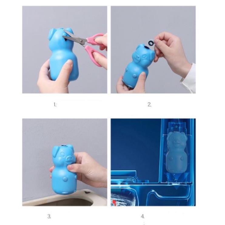 [COMBO 5 LỌBÙNG NỔ SALE]  Thả Bồn Cầu - Vệ Sinh Toilet - Khử Mùi, Kháng Khuẩn - Chống Ố Vàng Bệ Xí - BAOBAO