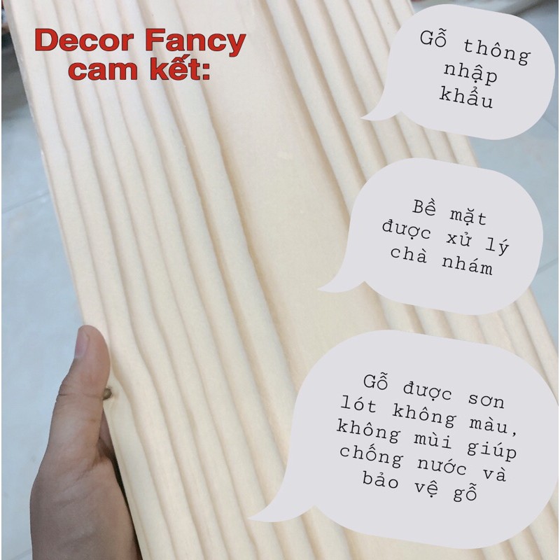 Kệ thang gỗ trang trí, Kệ gỗ dựa tường để đồ đa năng - Decor Fancy