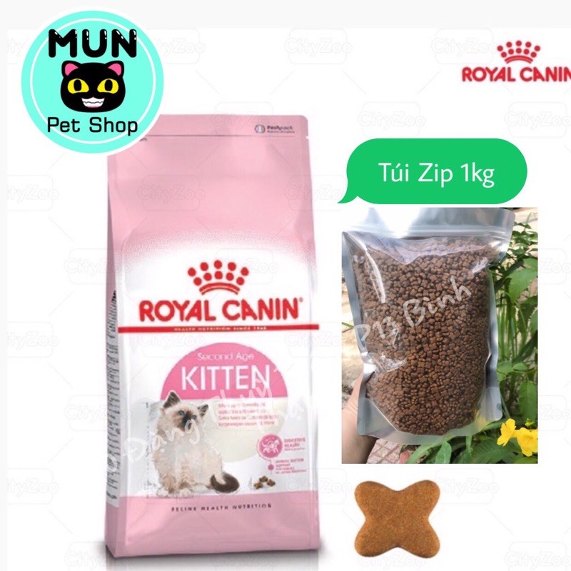 THỨC ĂN MÈO ROYAL CANIN KITTEN 1KG (túi zip)