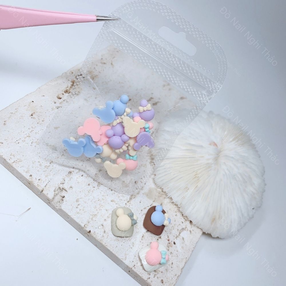 Charm nail mickey NGHI THẢO trang trí móng