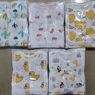 Combo 5 bộ cotton giấy cho bé