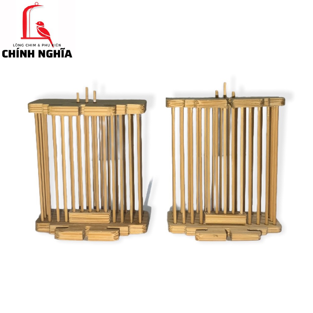 Rọ cào cào cho chim, rọ cào cào tre cho lồng chào mào - phụ kiện lồng chim đẹp
