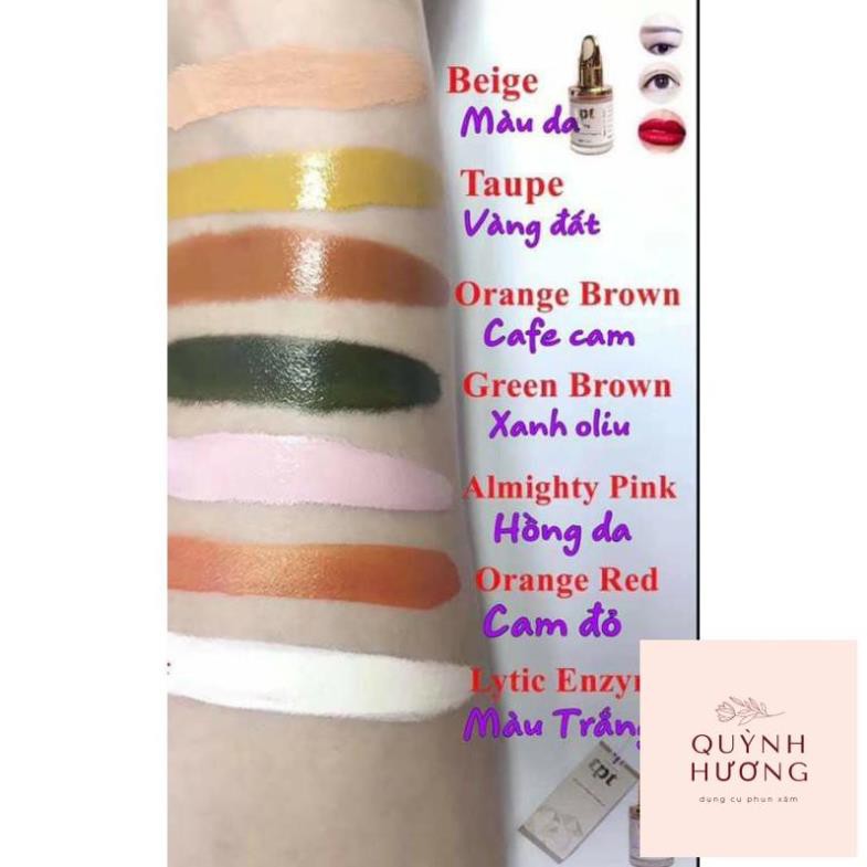 MỰC PHUN XĂM TPT CAO CẤP 12ml HÀNG CHÍNH HÃNG