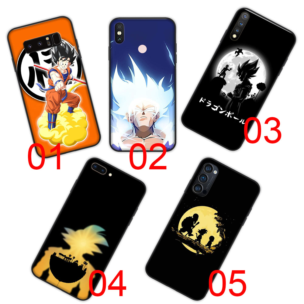 Ốp Điện Thoại Silicone Mềm Họa Tiết Dragon Ball Goku Cho iPhone 12 XS 13 Max X Pro Mini B-74