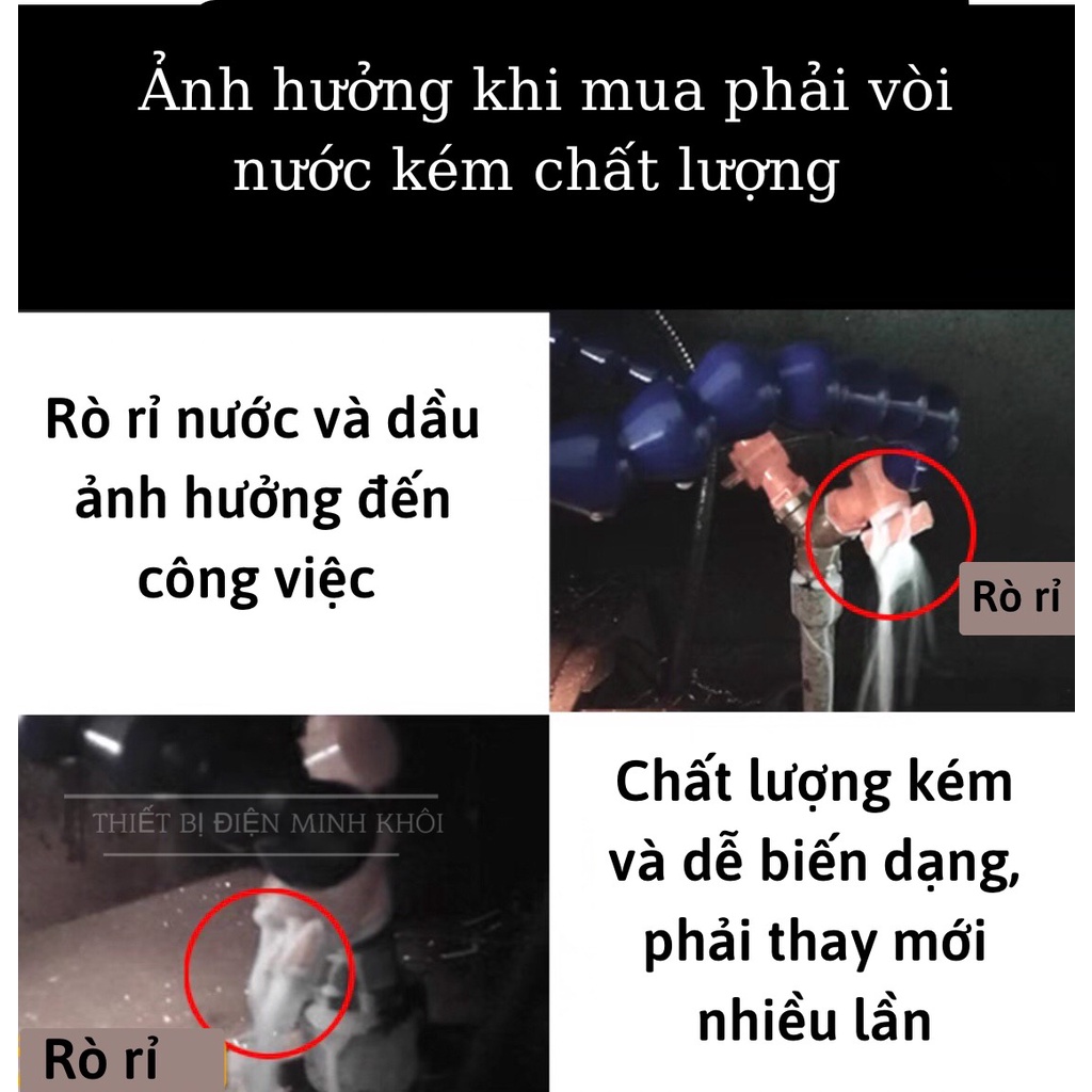 Vòi Tưới Nguội Làm Mát CNC, vòi tưới máy cắt máy hàn không khoá và có khoá