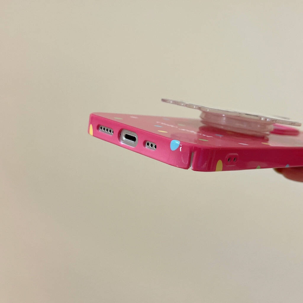 Ốp Điện Thoại Cứng Họa Tiết Hoa Hồng Kèm Giá Đỡ Cho IPhone11 12 12Pro 12Promax 13 13Pro 13Promax 14 14Pro 14Plus 14ProMax