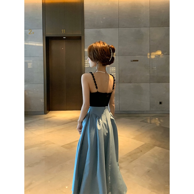 Jane Đầm dây xòe nhẹ quyến rũ cho buổi tiệc trà chiều kiểu Pháp