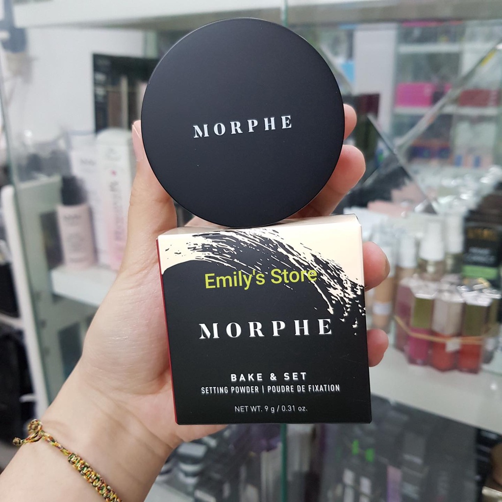 PHẤN PHỦ KIỀM DẦU MORPHE BAKE &amp; SET SETTING POWDER 9G CHÍNH HÃNG - 11184