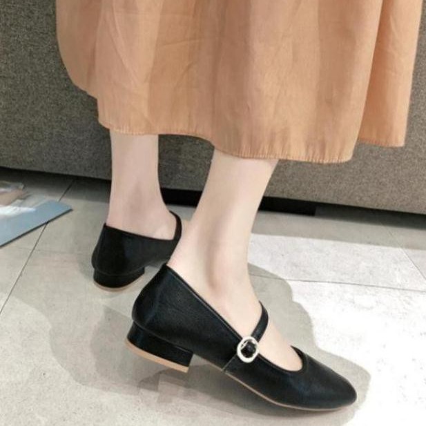 [XẢ KHO] GIÀY BÚP BÊ MŨI VUÔNG DA ĐẸP TIỂU THƯ A7 | BigBuy360 - bigbuy360.vn