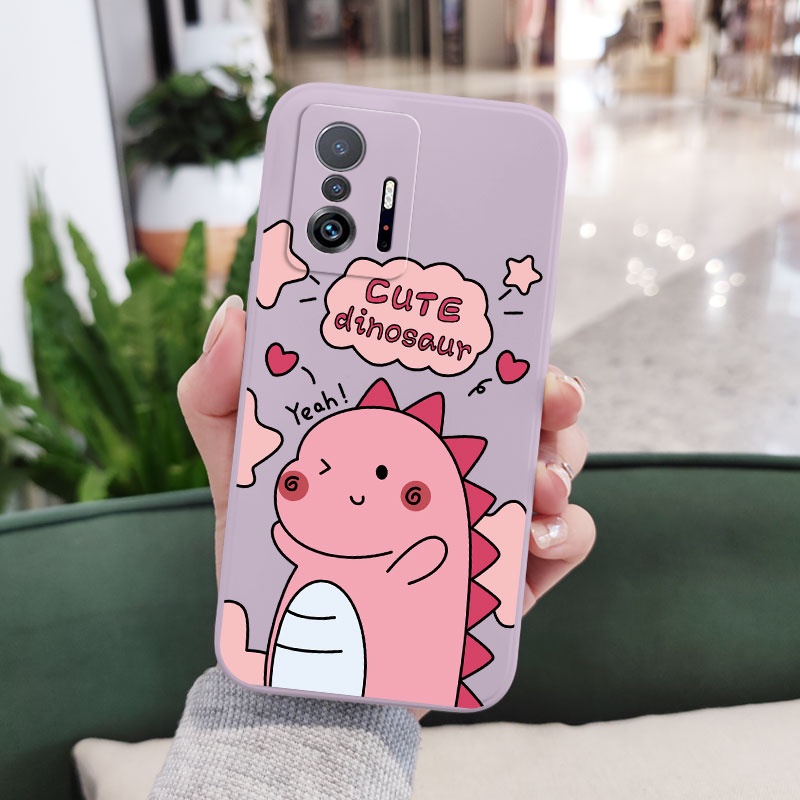 Dễ Thương Ốp Điện Thoại Hình Khủng Long Cho xiaomi mi 13t 12t 11t 10t pro lite mi 9t pro