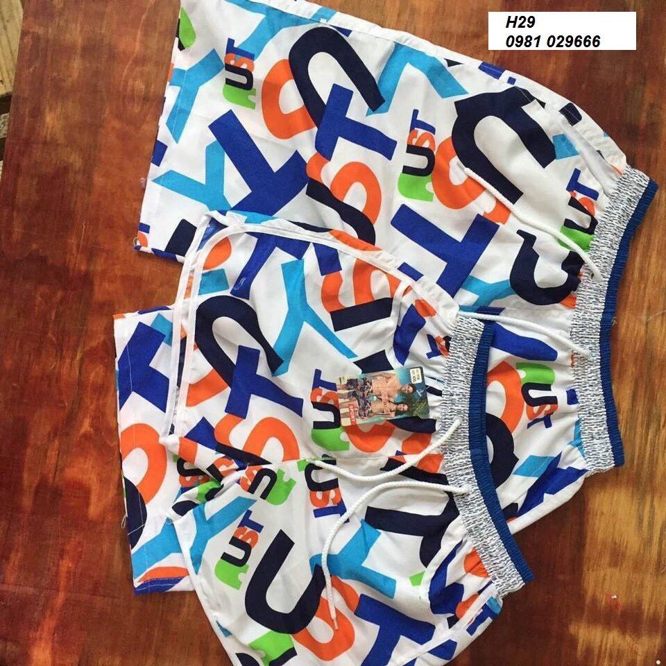 [xả kho] quần short nam đi biển, phong cách dạo phố vải kate thái