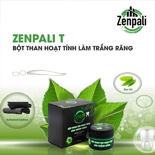 Zenpali T – Bột Than Hoạt Tính Làm Trắng Răng