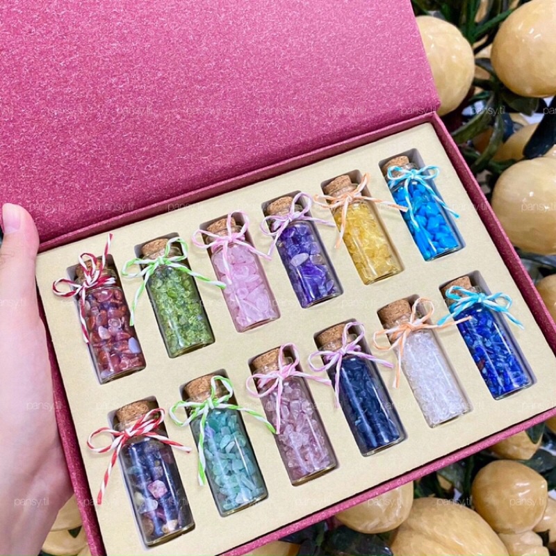 12 lọ hũ đá thanh tẩy bài tarot, healing