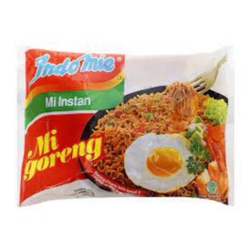 Thùng 40 gói mì xào khô indomie goreng - mix ngẫu nhiên(có sẳn)