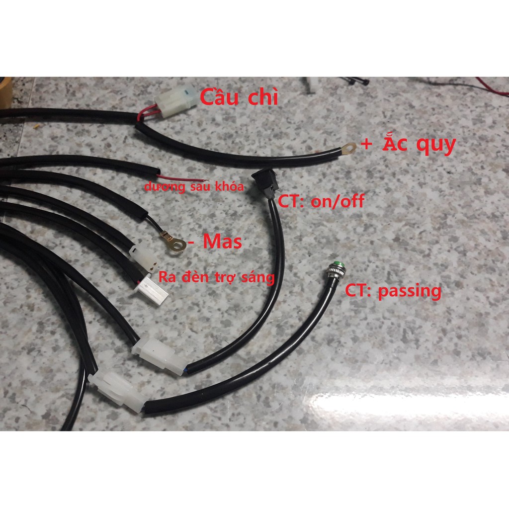 Mạch auto passing 2 đèn L4, trợ sáng