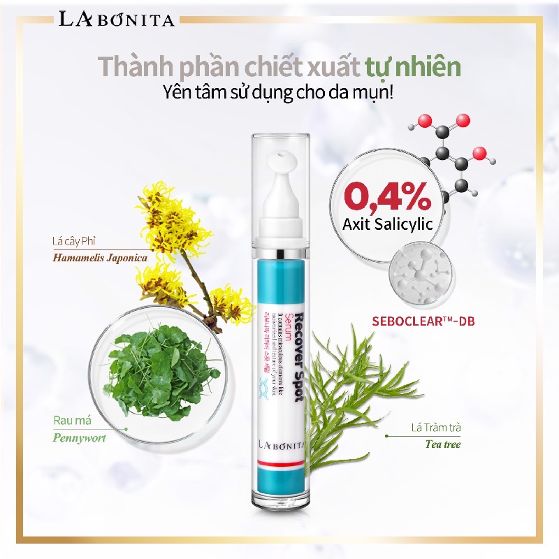 Tinh chất giảm mụn La Bonita Recover Spot Serum 15ml