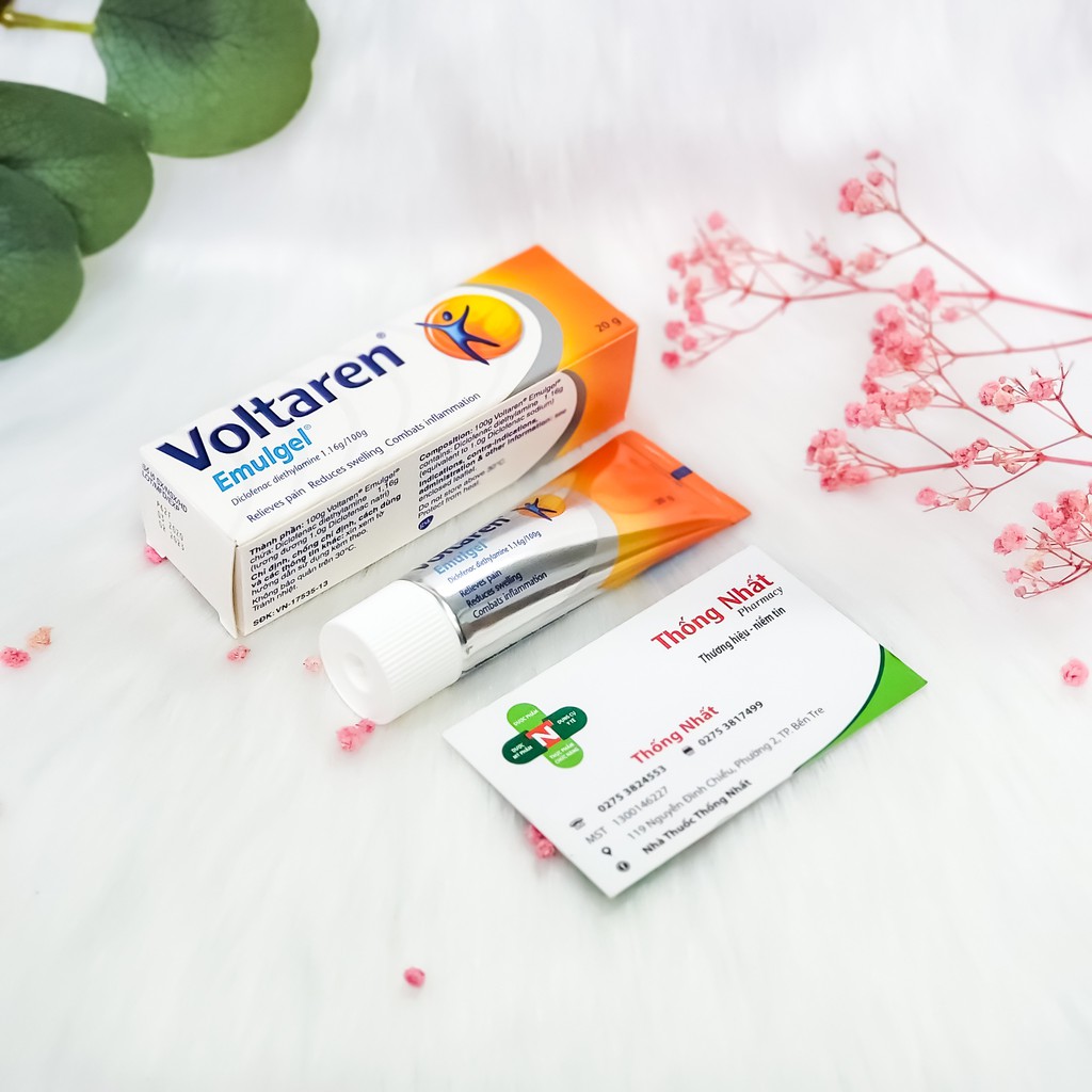 Gel xoa bóp giảm đau cơ xương khớp Voltaren Emulgel Tuýp 20g