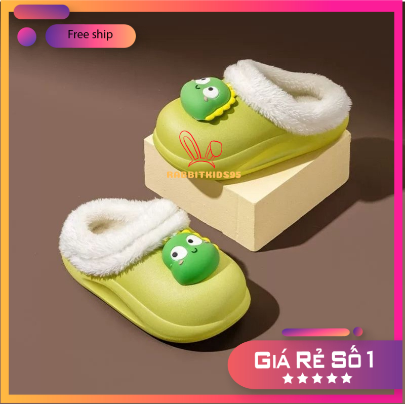 BN24124.DÉP LÓT LÔNG ĐI TRONG NHÀ CHO BÉ TRAI,BÉ GÁI CỰC KÌ DỄ THƯƠNG