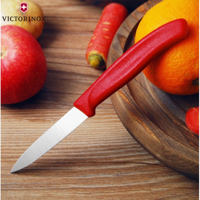 Dao gọt hoa quả Victorinox Thuỵ Sĩ lưỡi thẳng &amp; răng cưa cắt bánh mì phết bơ - Shop Viloet