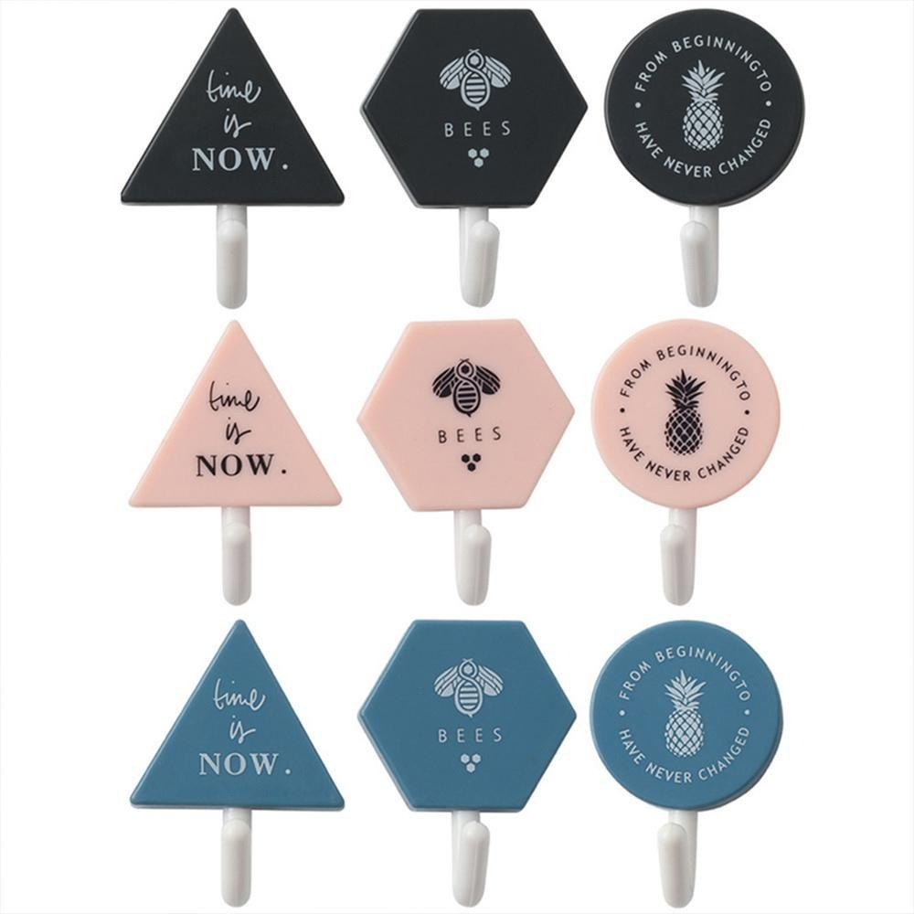 JANE Set 3 Móc Treo Đồ Dán Tường Không Để Lại Dấu Vết