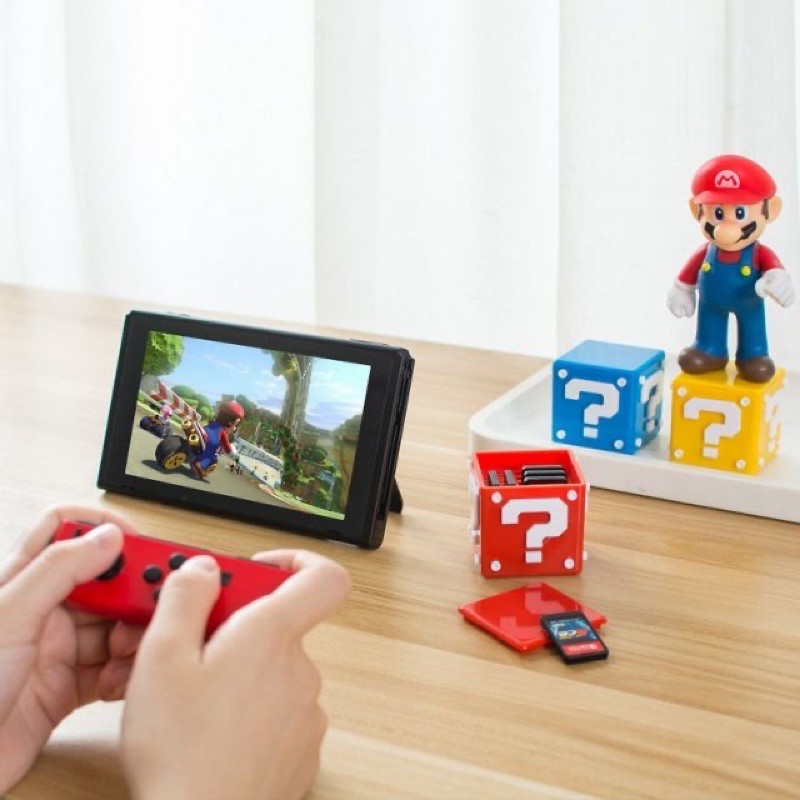 Hộp đựng thẻ game và thẻ nhớ Micro SD phiên bản Super Mario cho Nintendo Switch