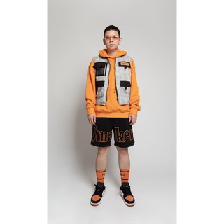 UTILITY VEST JACKET IN GREY - [SMAKER]