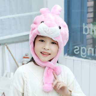 Mũ len lông dạ đầu thú cưng người lớn & trẻ em (Thỏ, Mèo, Ếch, Báo, Cừu, Cá heo, Báo, Hổ, Heo) đáng yêu