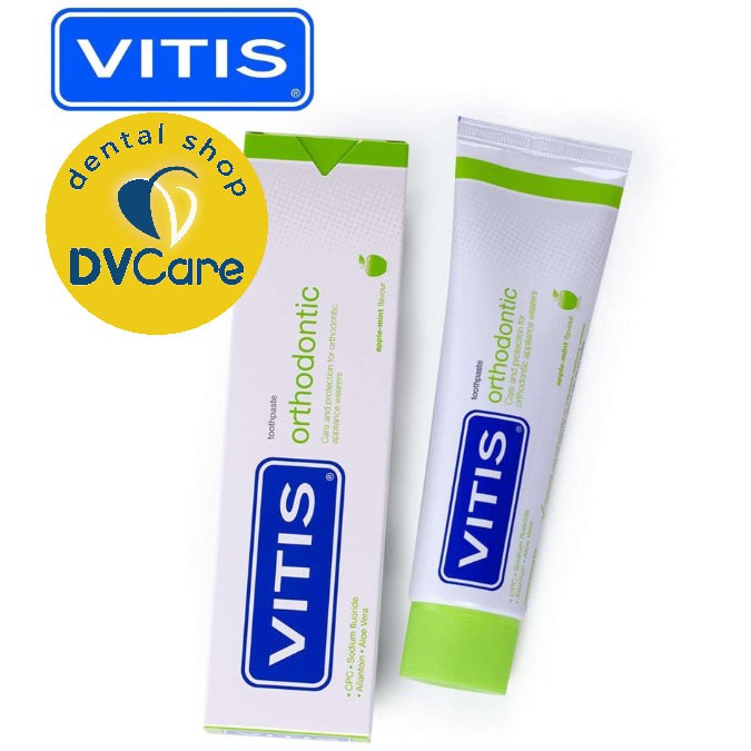 Kem đánh răng dành cho người chỉnh nha niềng răng VITIS ORTHODONTIC 100ml [dvcareshop]