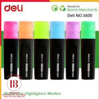 COMBO 2 CÂY BÚT NHỚ DÒNG ( BÚT DẠ QUANG ) DELI S600