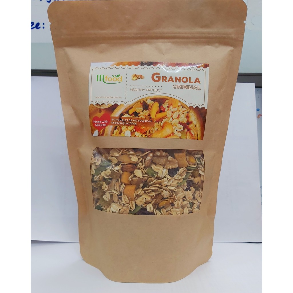 Granola Ăn Sáng Yến Mạch Mix 7 Loại Hạt Túi 500g | BigBuy360 - bigbuy360.vn
