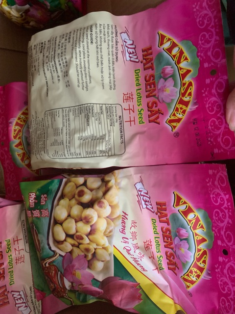 Hạt sen sấy cao cấp VINASEN -hàng xuất khẩu-500gam-date 2024