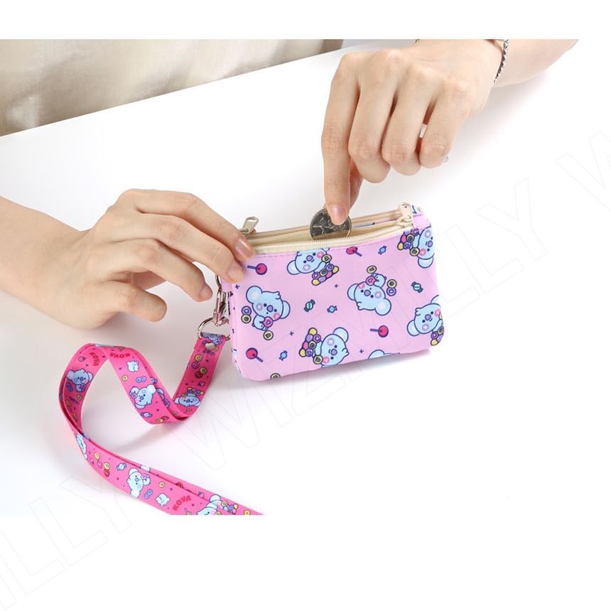 [BT21] ★ BT21 Túi đựng túi đôi dành cho trẻ em JELLY CANDY ★ / BTS BT21 CHÍNH THỨC (HÀNG ĐÃ SN SÀNG) pouch