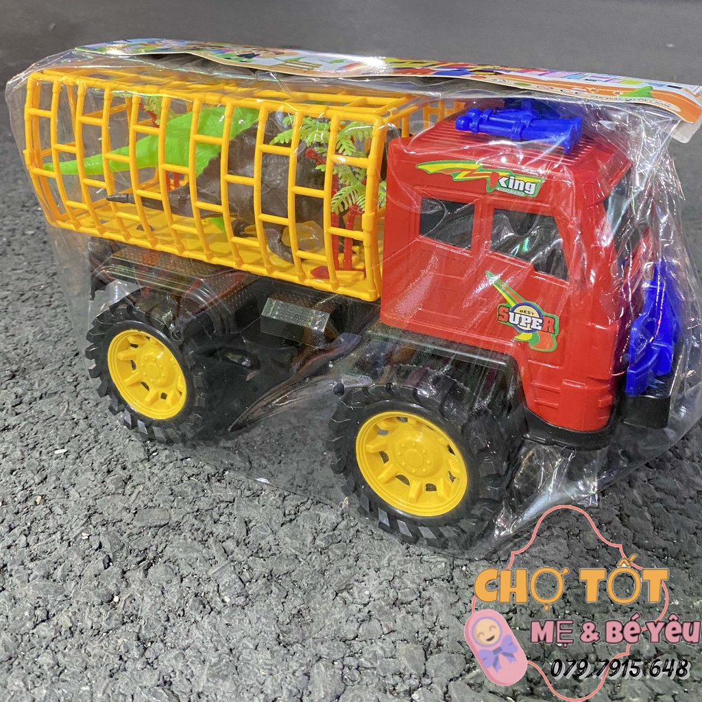 Đồ Chơi Xe Chở Khủng Long Cỡ Lớn Cho Bé