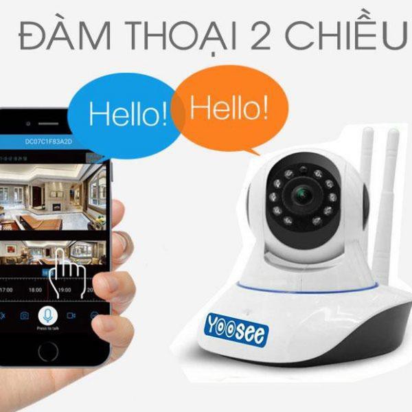 [Bán Giá Gốc] Camera IP Wifi Yoosee 3 Râu HD720P 10 đèn hồng ngoại đàm thoại 2 chiều