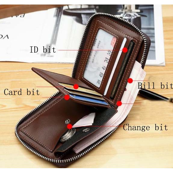 Ví Da Nam Thời Trang Vintage