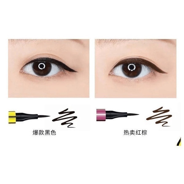 Bút Kẻ Mắt Dạng Lỏng Màu Đen Chống Thấm Nước Lâu Trôi Nhanh Khô Mịn Màng