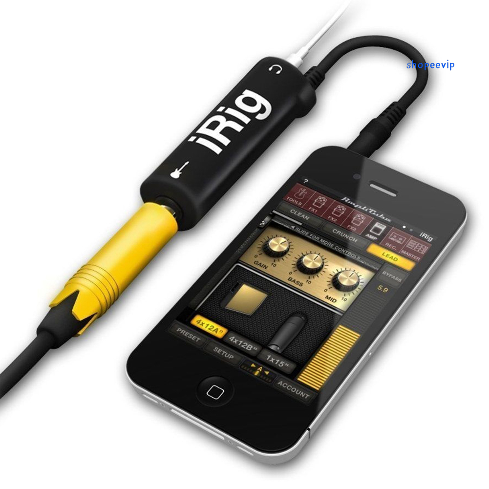 IRIG IPHONE Bộ Chuyển Đổi Âm Thanh Cho Đàn Guitar Điện Tử