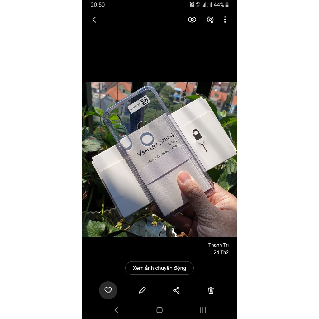 Ốp lưng silicon trong suốt chính hãng các dòng máy Vsmart: Aris/Pro, Active 3, Joy2+/3/4, Live/ Live 4, Star3/4/5