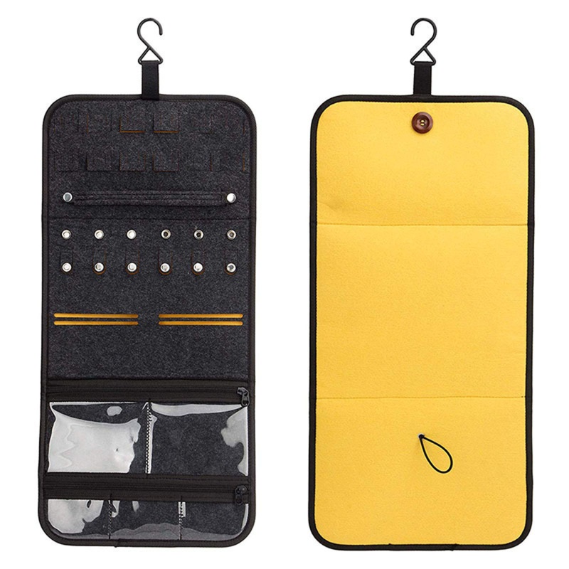 Túi Đựng Trang Sức Hai Mặt Tiện Dụng Khi Đi Du Lịch