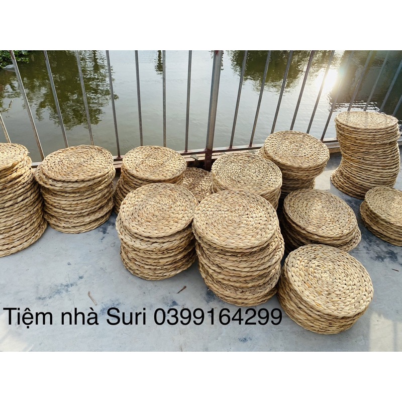 Đĩa lục bình,đĩa cói⚡ GIÁ CỰC SỐC ⚡ Thảm lót đĩa, treo tường, decor trang trí đa dạng nhiều size