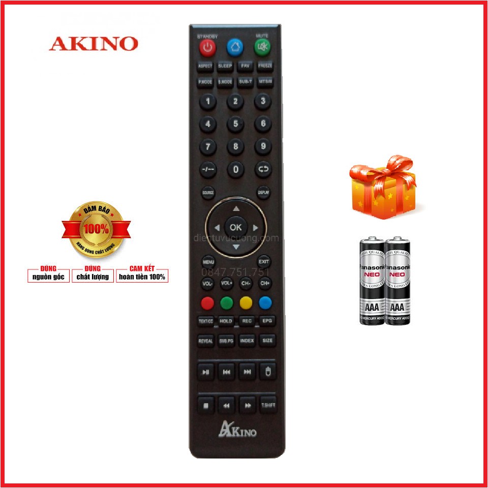 Điều Khiển SmartTV AKINO ( Mẫu 2 )