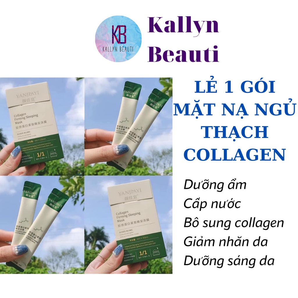 Mặt nạ ngủ thạch Collagen Firming Sleepping Mask giúp dưỡng da, săn chắc và tăng độ đàn hồi