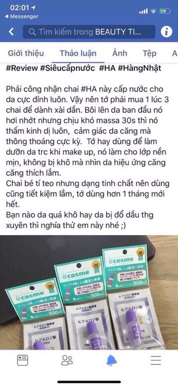 Serum HA Hyaluronic Acid Nhật Bản 10ml | BigBuy360 - bigbuy360.vn