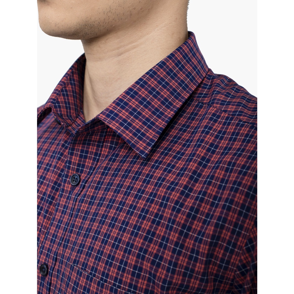 [MẪU MỚI] Áo sơ mi nam dài tay ARISTINO dáng Regular fit suông nhẹ, họa tiết kẻ caro nổi bật, nam tính - ALS22601