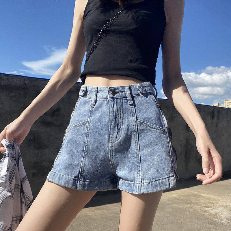 Quần Short Denim Lưng Cao Ống Rộng Thời Trang Hè 2020 Cho Nữ | BigBuy360 - bigbuy360.vn