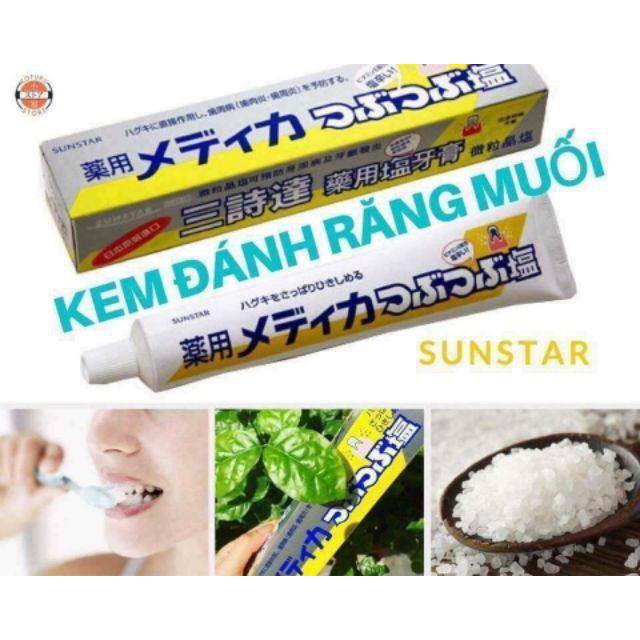Kem đánh răng muối Sunstar Nhật Bản 170g ( chính hãng)